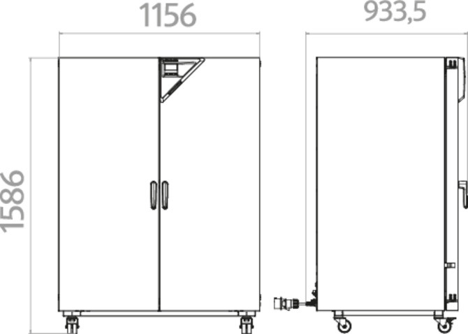 Estufa a convección natural, 743 L Modelo ED 720-400V - Image 2